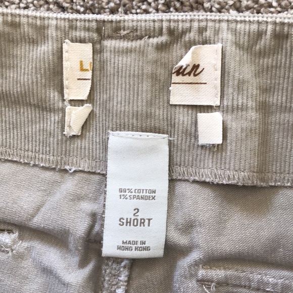 Vintage LONDON JEAN made by Victorias Secret TAN boot leg pants size 2 Short - Picture 3 of 4